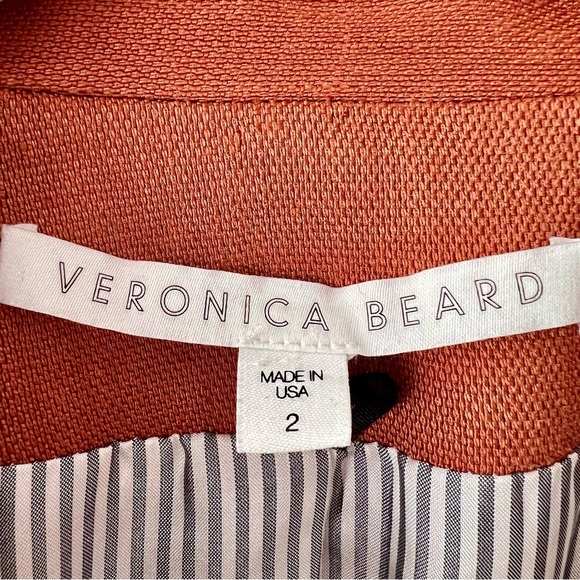 VERONICA BEARD | Diego Dickey Jacket Blazer
Fall Terracotta Orange Rust Size 2 - Picture 5 of 9
